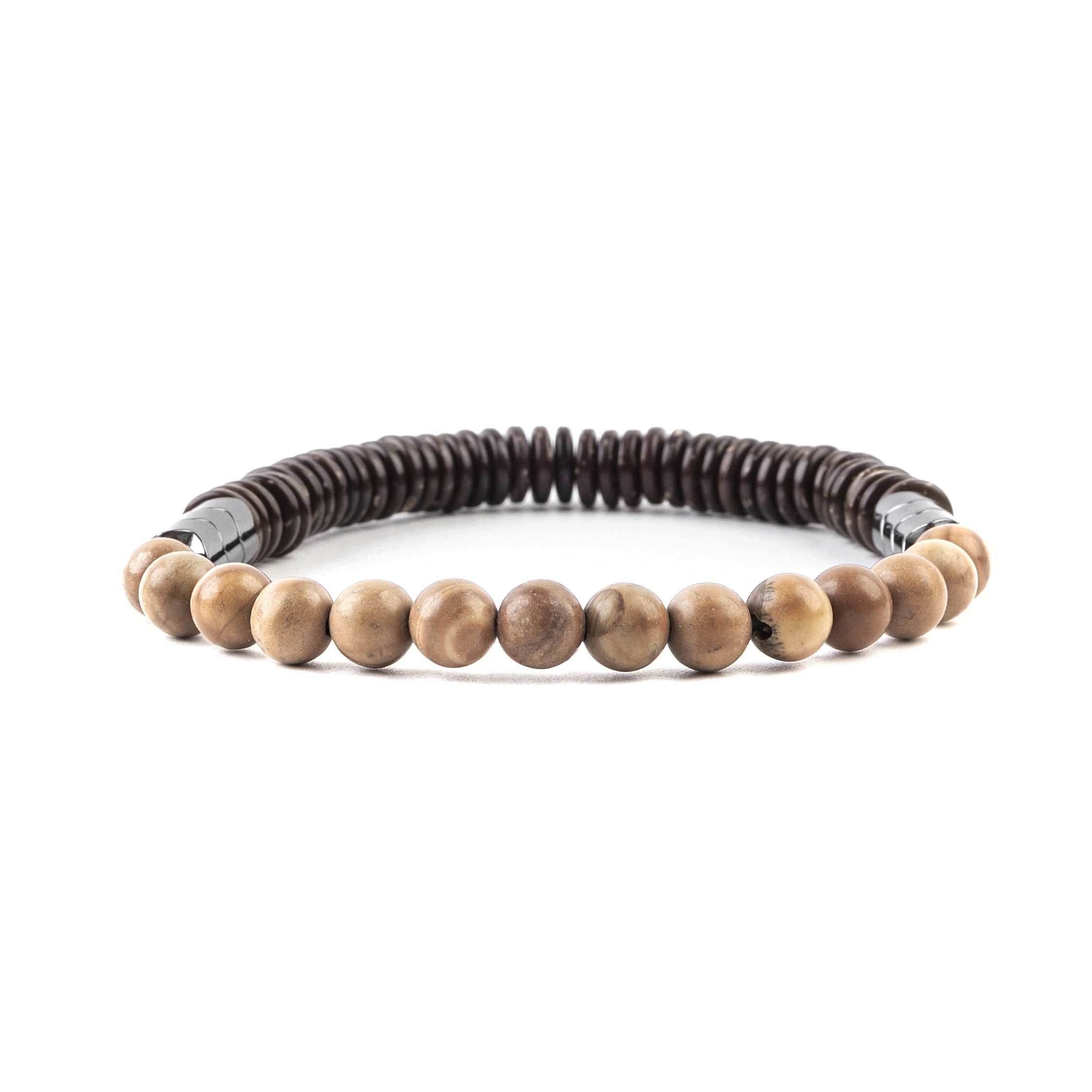 Pulsera Beads Gun Marrón